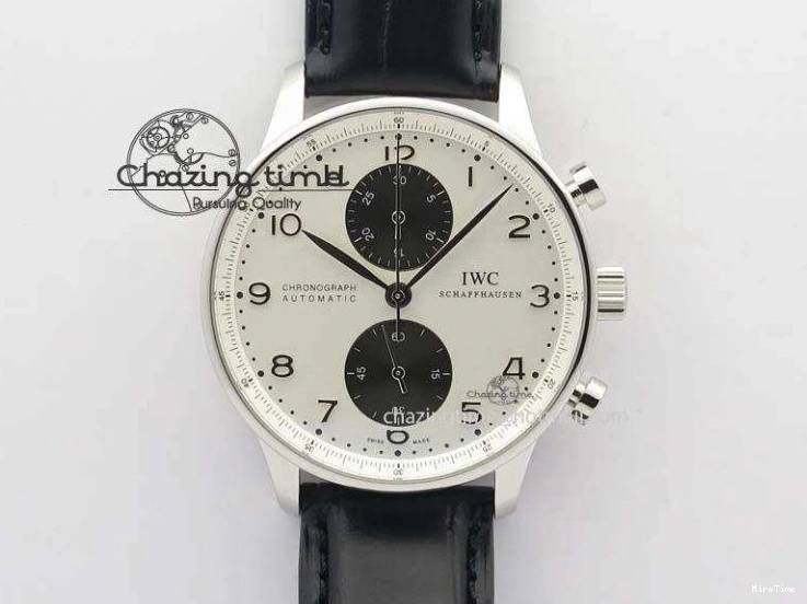 MIROTIME 0209 Portuguese Real PR IW500112 ZF 1:1 Laureus Edition On Black Leather Strap A Flexible 7369